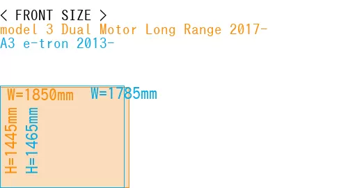 #model 3 Dual Motor Long Range 2017- + A3 e-tron 2013-